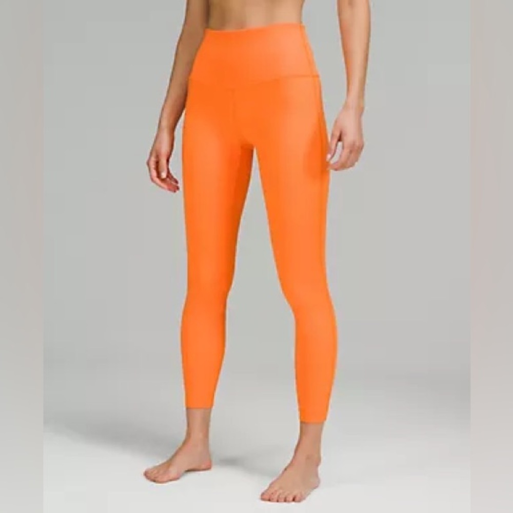 lululemon athletica Orange Leggings